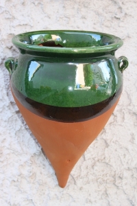 Wandblumentopf grün